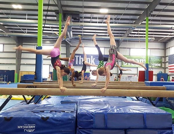 homeschool girls instructional gymnastics